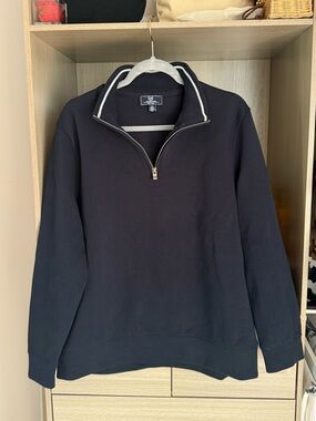 Men’s Magaschoni Navy Half Zip
